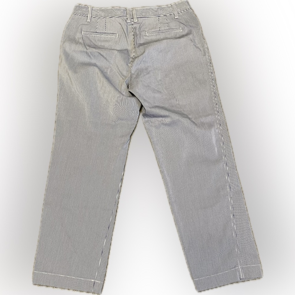 Talbots Stretch Cotton Curvy Fit Pinstripe Chinos size 12P - Picture 13 of 13